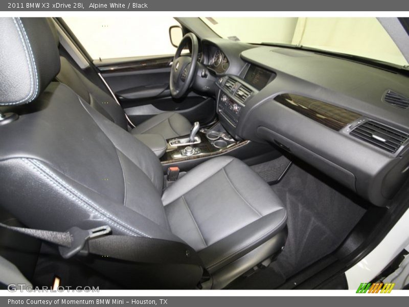 Alpine White / Black 2011 BMW X3 xDrive 28i