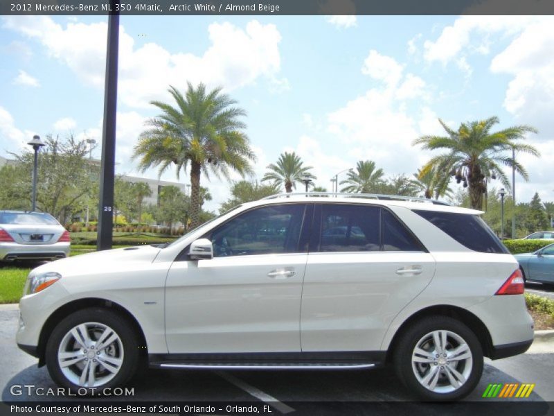 Arctic White / Almond Beige 2012 Mercedes-Benz ML 350 4Matic