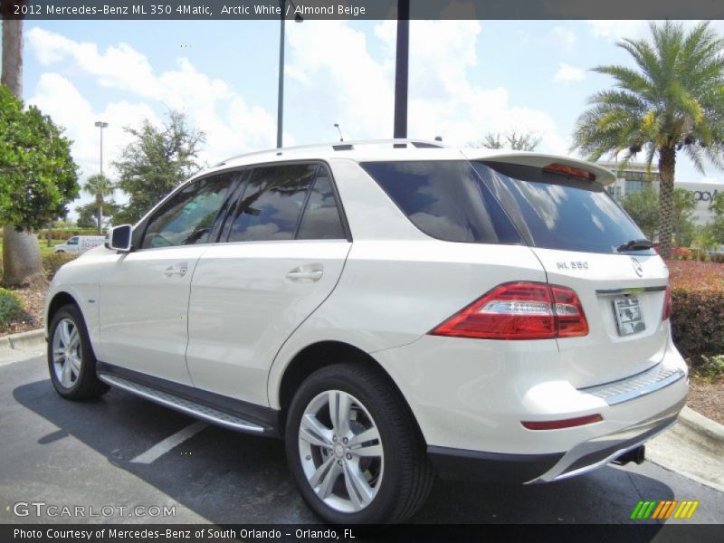 Arctic White / Almond Beige 2012 Mercedes-Benz ML 350 4Matic