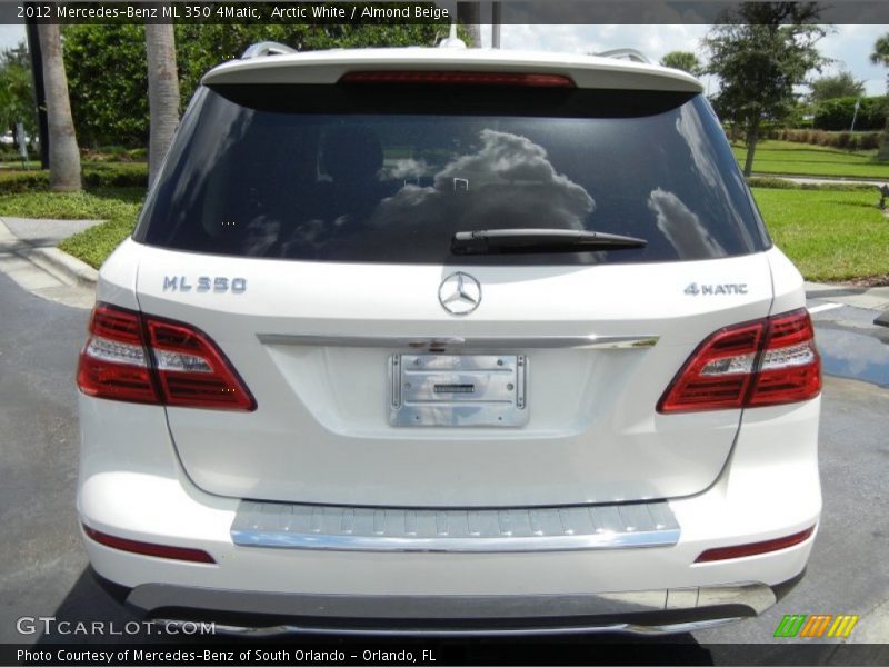 Arctic White / Almond Beige 2012 Mercedes-Benz ML 350 4Matic