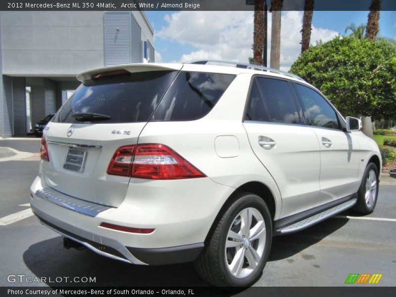 Arctic White / Almond Beige 2012 Mercedes-Benz ML 350 4Matic