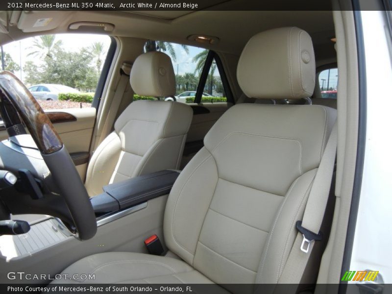 Arctic White / Almond Beige 2012 Mercedes-Benz ML 350 4Matic
