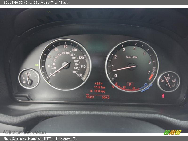 Alpine White / Black 2011 BMW X3 xDrive 28i