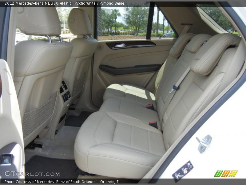 Arctic White / Almond Beige 2012 Mercedes-Benz ML 350 4Matic