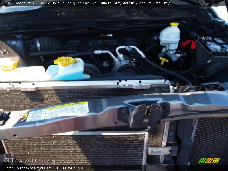 Mineral Gray Metallic / Medium Slate Gray 2007 Dodge Ram 1500 Big Horn Edition Quad Cab 4x4