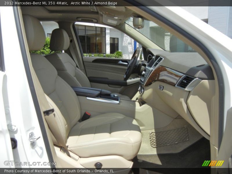 Arctic White / Almond Beige 2012 Mercedes-Benz ML 350 4Matic