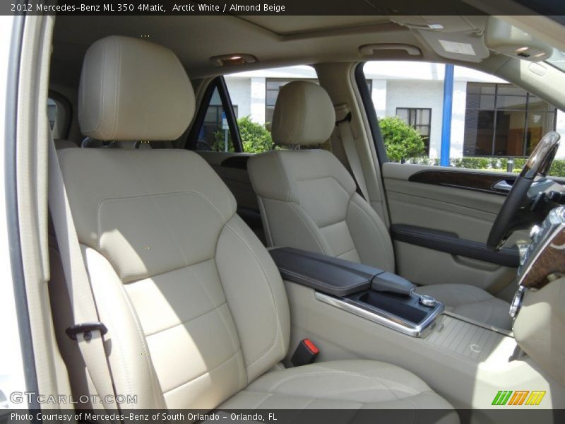 Arctic White / Almond Beige 2012 Mercedes-Benz ML 350 4Matic