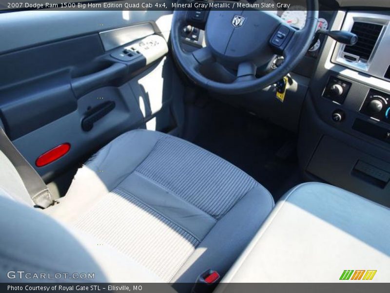 Mineral Gray Metallic / Medium Slate Gray 2007 Dodge Ram 1500 Big Horn Edition Quad Cab 4x4