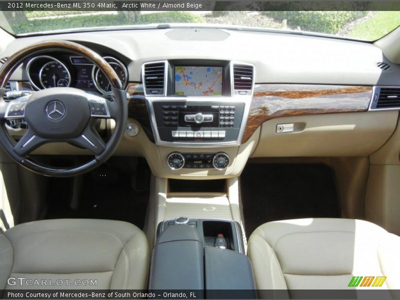 Arctic White / Almond Beige 2012 Mercedes-Benz ML 350 4Matic