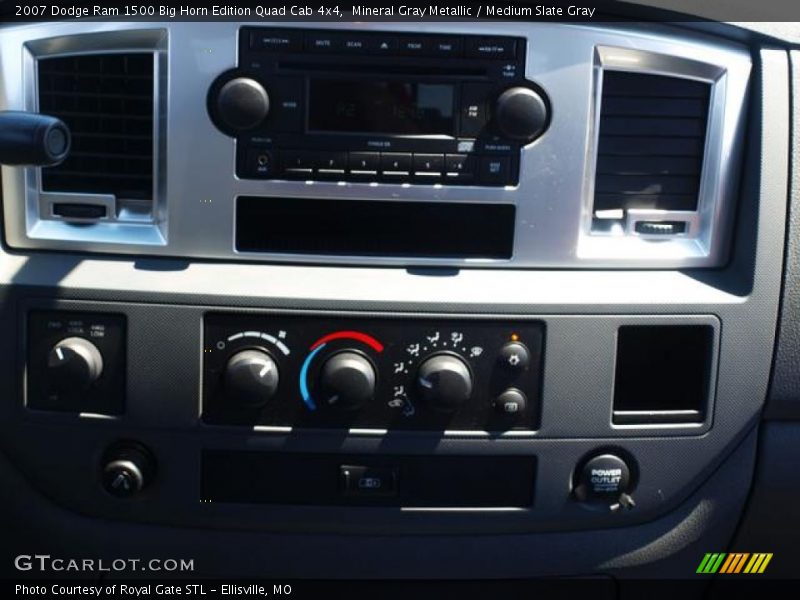 Mineral Gray Metallic / Medium Slate Gray 2007 Dodge Ram 1500 Big Horn Edition Quad Cab 4x4