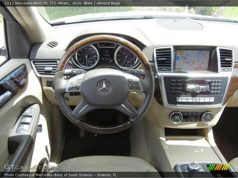 Arctic White / Almond Beige 2012 Mercedes-Benz ML 350 4Matic