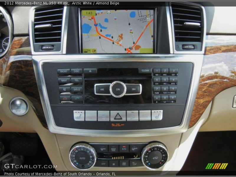 Arctic White / Almond Beige 2012 Mercedes-Benz ML 350 4Matic