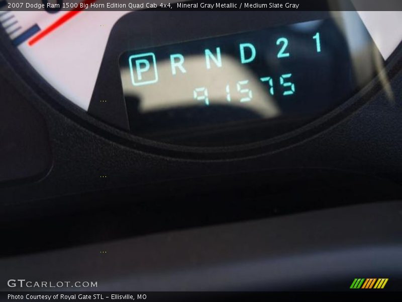 Mineral Gray Metallic / Medium Slate Gray 2007 Dodge Ram 1500 Big Horn Edition Quad Cab 4x4