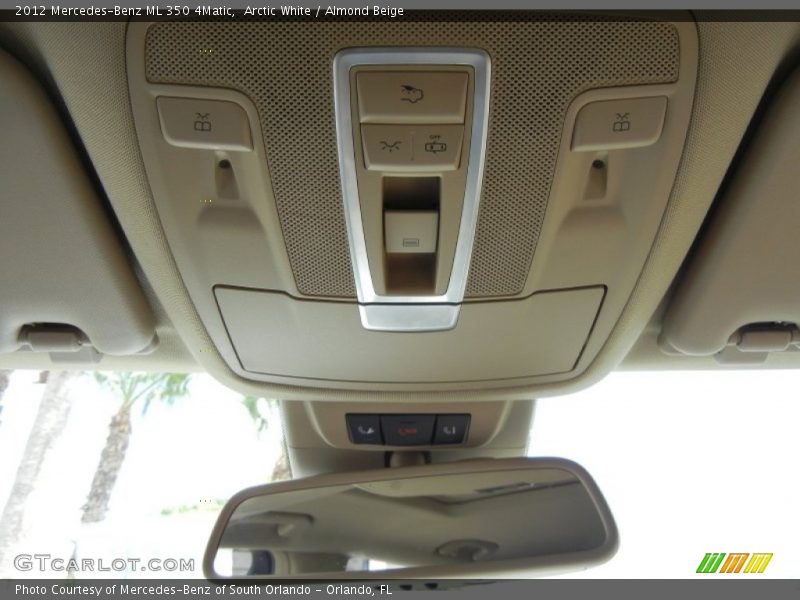 Arctic White / Almond Beige 2012 Mercedes-Benz ML 350 4Matic