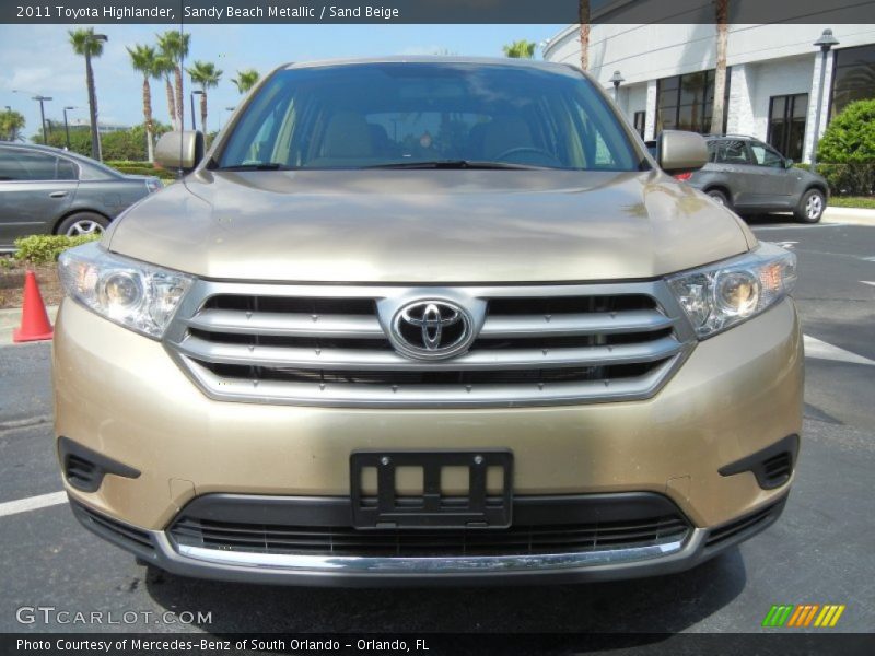 Sandy Beach Metallic / Sand Beige 2011 Toyota Highlander
