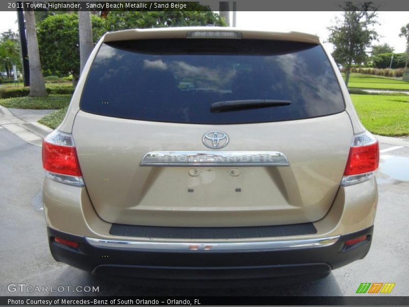 Sandy Beach Metallic / Sand Beige 2011 Toyota Highlander