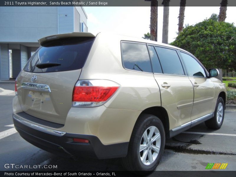Sandy Beach Metallic / Sand Beige 2011 Toyota Highlander