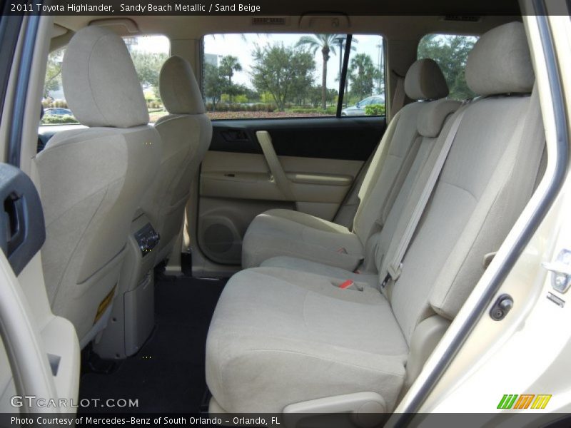 Sandy Beach Metallic / Sand Beige 2011 Toyota Highlander