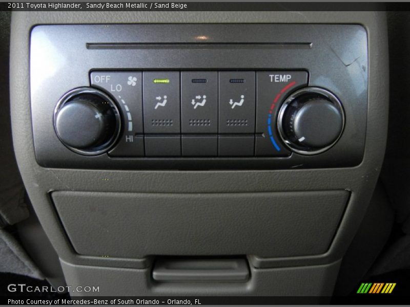 Sandy Beach Metallic / Sand Beige 2011 Toyota Highlander