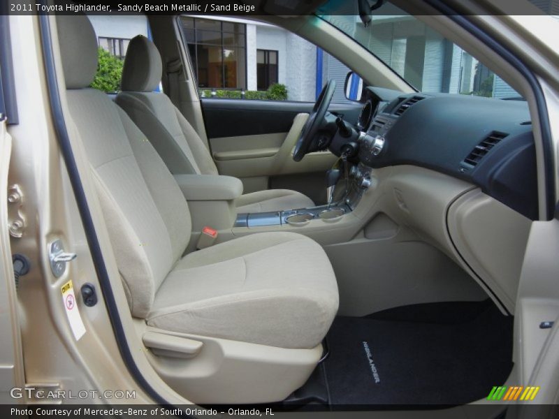Sandy Beach Metallic / Sand Beige 2011 Toyota Highlander