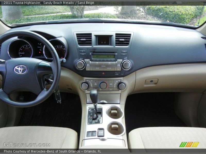 Sandy Beach Metallic / Sand Beige 2011 Toyota Highlander