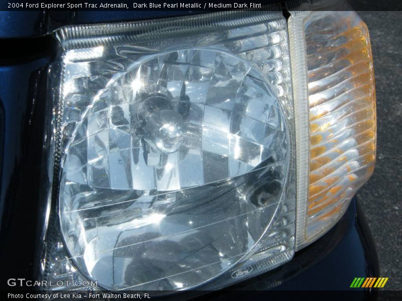 Dark Blue Pearl Metallic / Medium Dark Flint 2004 Ford Explorer Sport Trac Adrenalin
