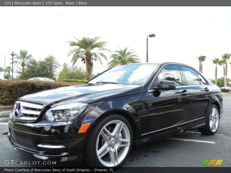 Front 3/4 View of 2011 C 350 Sport