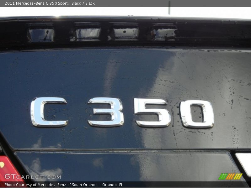 Black / Black 2011 Mercedes-Benz C 350 Sport