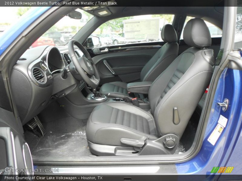 Reef Blue Metallic / Titan Black 2012 Volkswagen Beetle Turbo