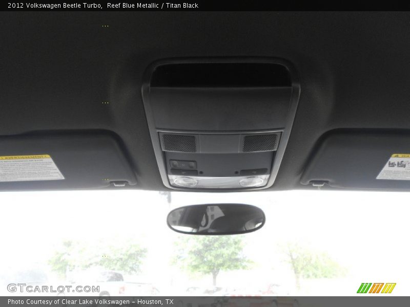 Reef Blue Metallic / Titan Black 2012 Volkswagen Beetle Turbo