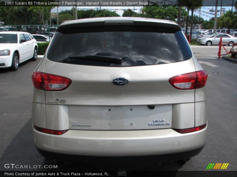 Harvest Gold Metallic / Desert Beige 2007 Subaru B9 Tribeca Limited 7 Passenger