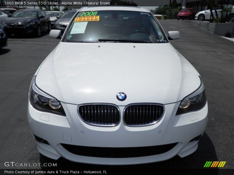  2008 5 Series 550i Sedan Alpine White