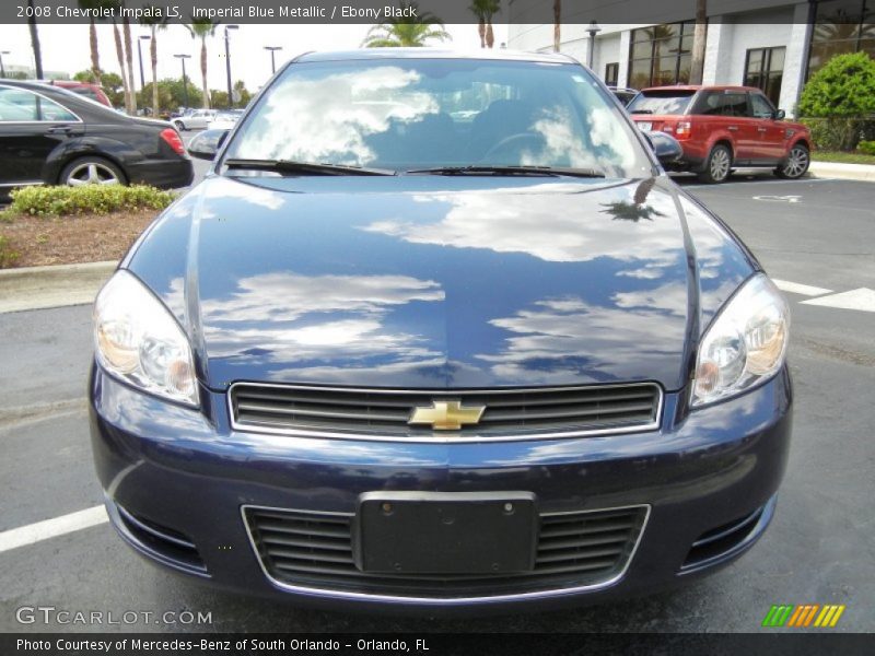 Imperial Blue Metallic / Ebony Black 2008 Chevrolet Impala LS
