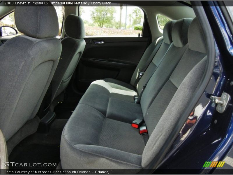 Imperial Blue Metallic / Ebony Black 2008 Chevrolet Impala LS