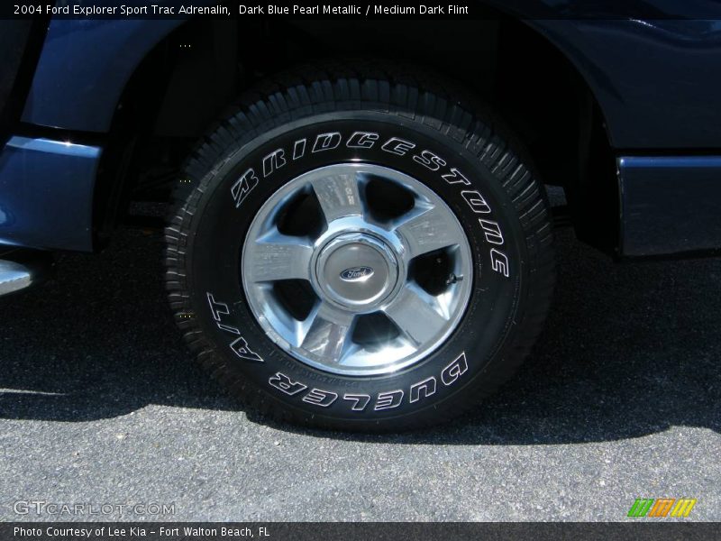 Dark Blue Pearl Metallic / Medium Dark Flint 2004 Ford Explorer Sport Trac Adrenalin