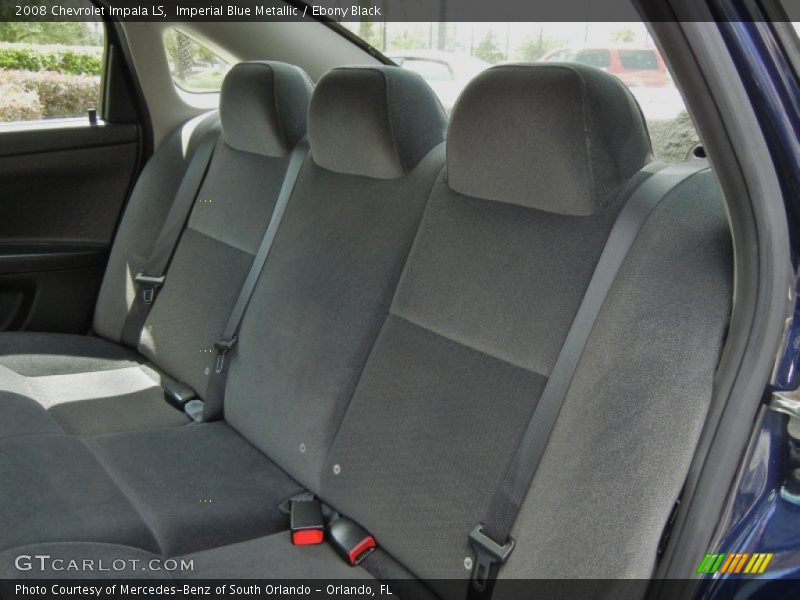 Imperial Blue Metallic / Ebony Black 2008 Chevrolet Impala LS