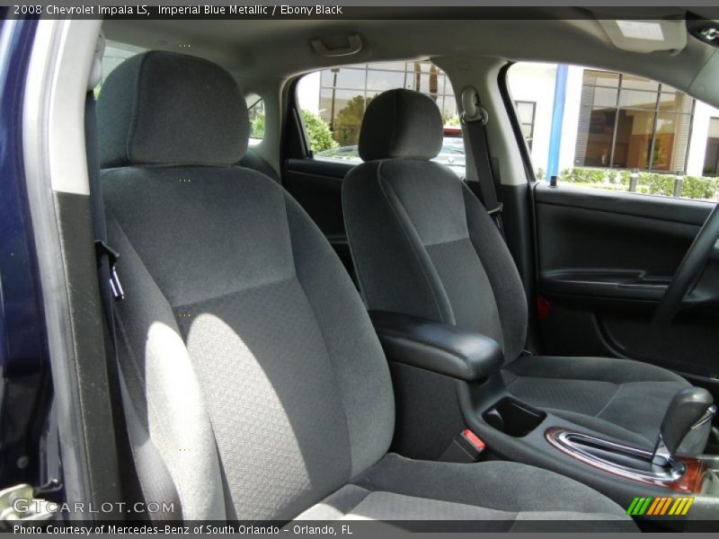 Imperial Blue Metallic / Ebony Black 2008 Chevrolet Impala LS