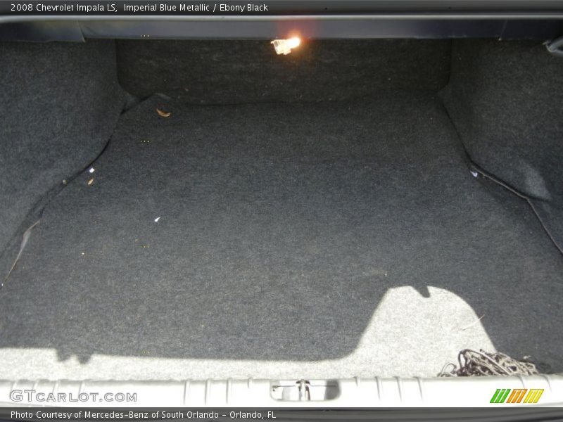 Imperial Blue Metallic / Ebony Black 2008 Chevrolet Impala LS