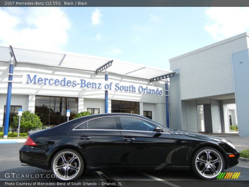 Black / Black 2007 Mercedes-Benz CLS 550