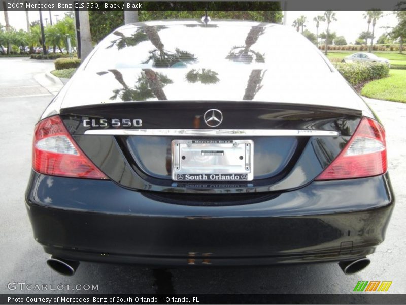 Black / Black 2007 Mercedes-Benz CLS 550