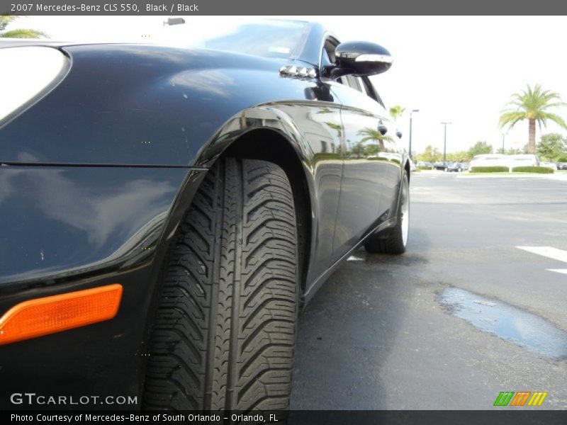 Black / Black 2007 Mercedes-Benz CLS 550