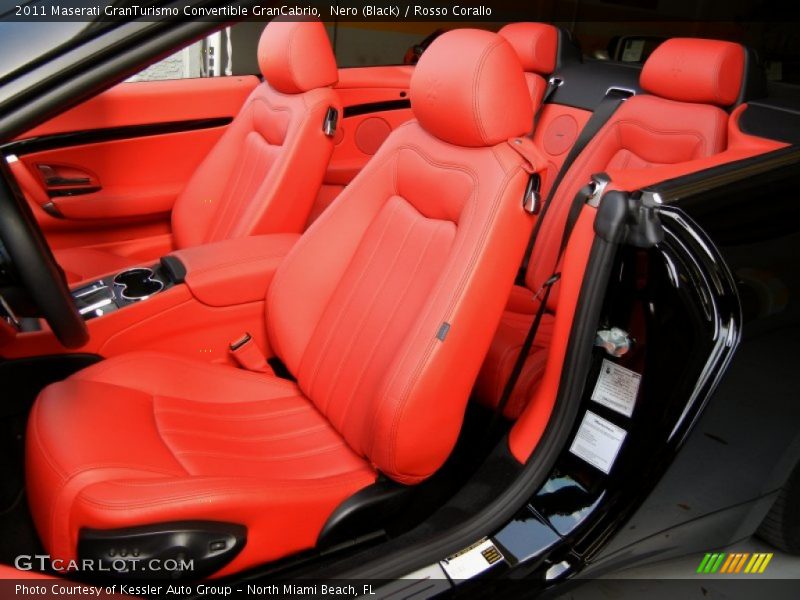 Front Seat of 2011 GranTurismo Convertible GranCabrio