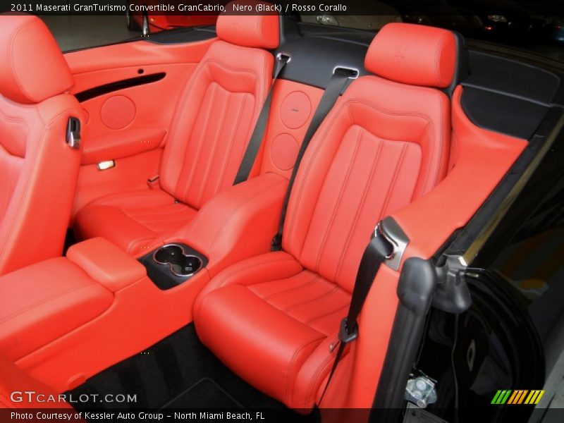 Rear Seat of 2011 GranTurismo Convertible GranCabrio