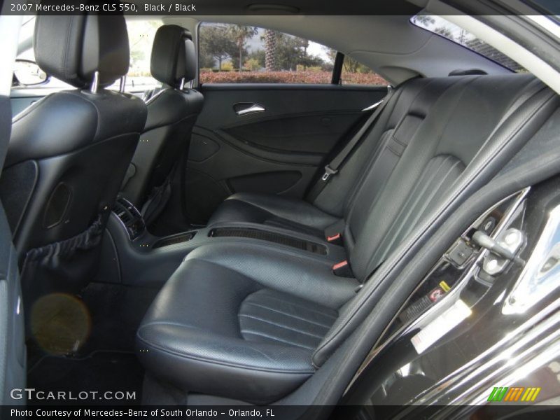 Rear Seat of 2007 CLS 550