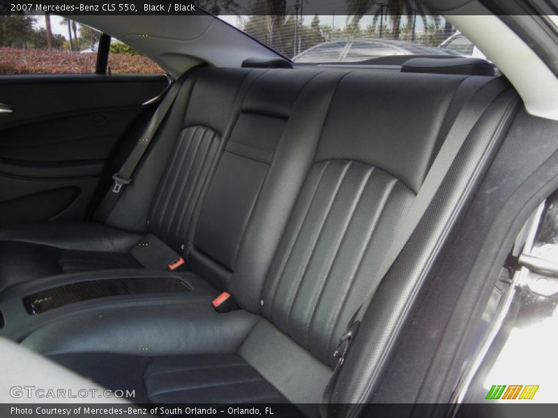 Rear Seat of 2007 CLS 550