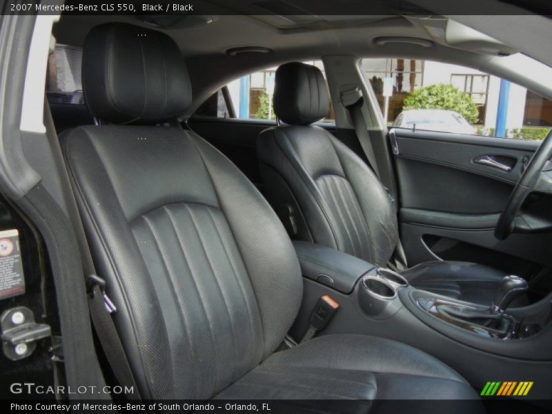 Black / Black 2007 Mercedes-Benz CLS 550