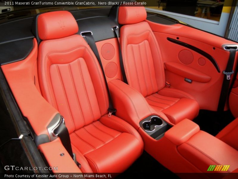 Rear Seat of 2011 GranTurismo Convertible GranCabrio