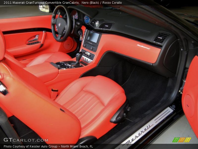  2011 GranTurismo Convertible GranCabrio Rosso Corallo Interior