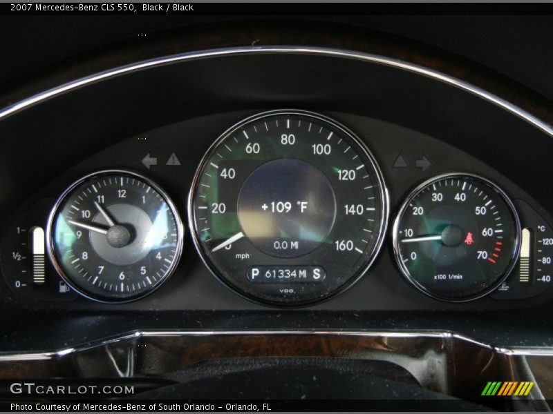  2007 CLS 550 550 Gauges
