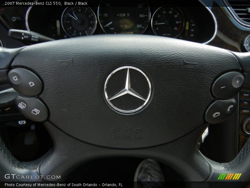 Black / Black 2007 Mercedes-Benz CLS 550